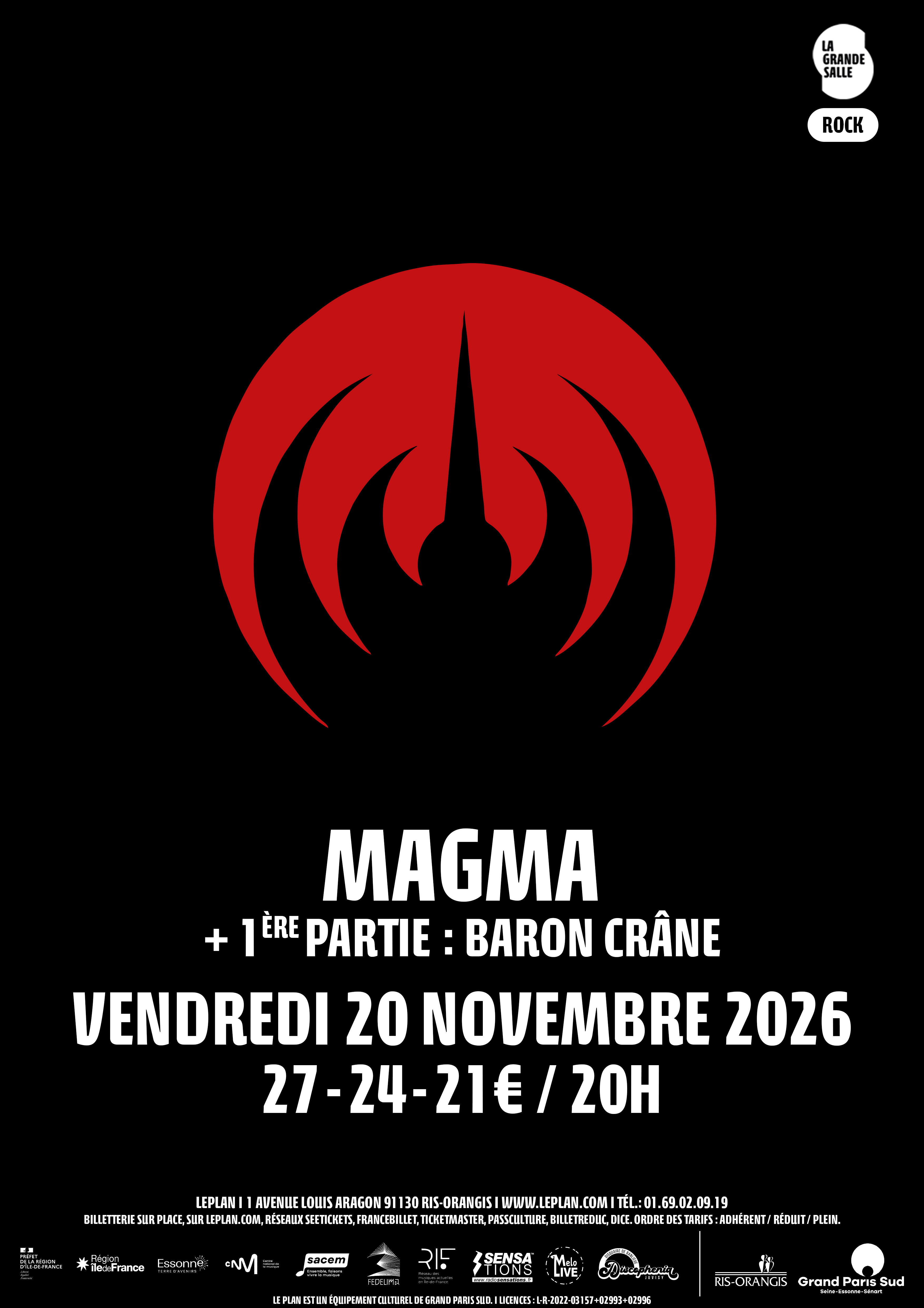 MAGMA + 1ère partie : Baron Crâne