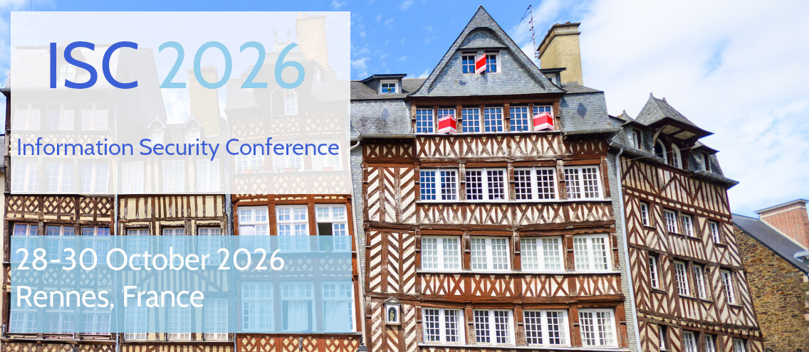 ISC 2026 : Information Security Conference - 29ᵉ édition