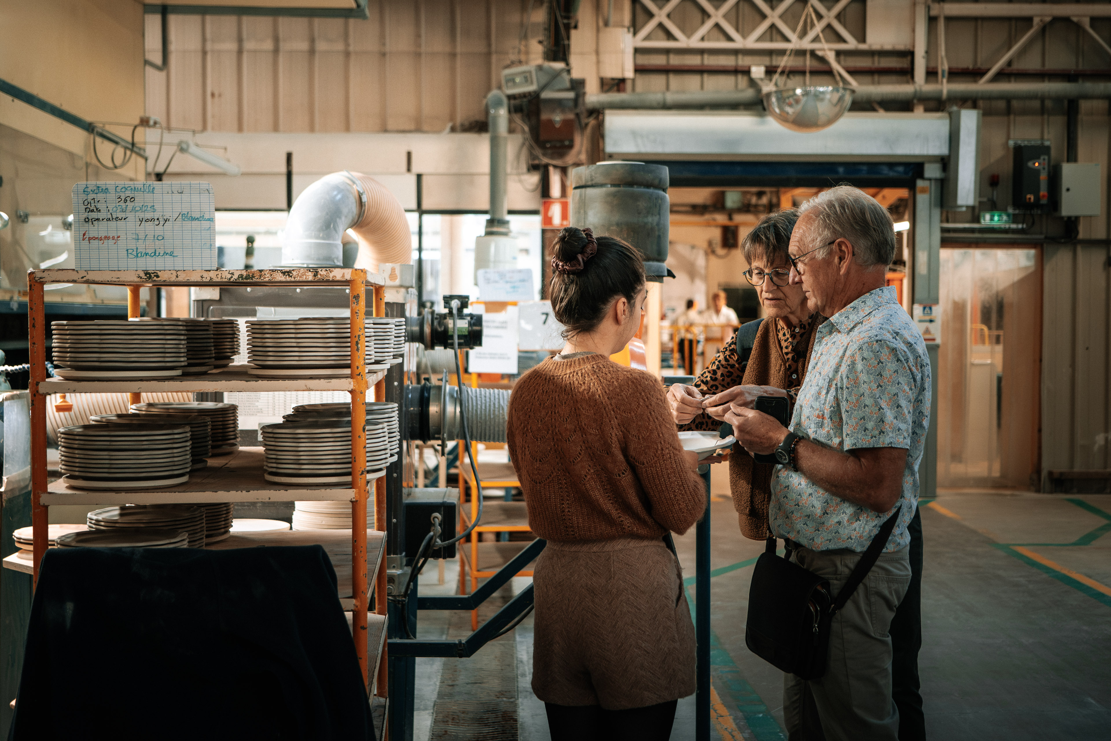 Visite guidée de l'usine de fabrication
