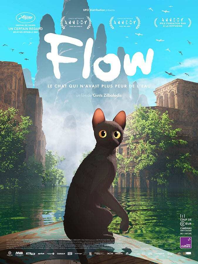 FADAS DU MONDE. Un été au ciné, cinéma en plein air - Flow, le chat qui n’avait plus peur de l’eau