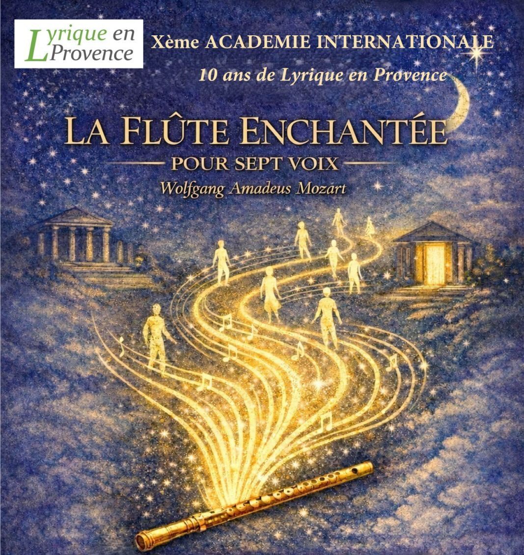 SPECTACLE LA FLÛTE ENCHANTÉE POUR 7 VOIX, W.A. MOZART – Lyrique en Provence