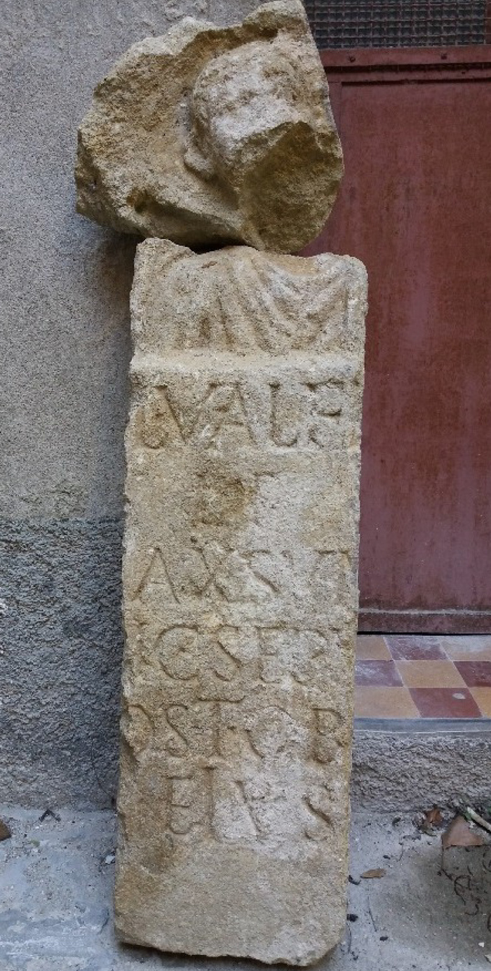 Exposition inédite d'une inscription funéraire du 1e siècle