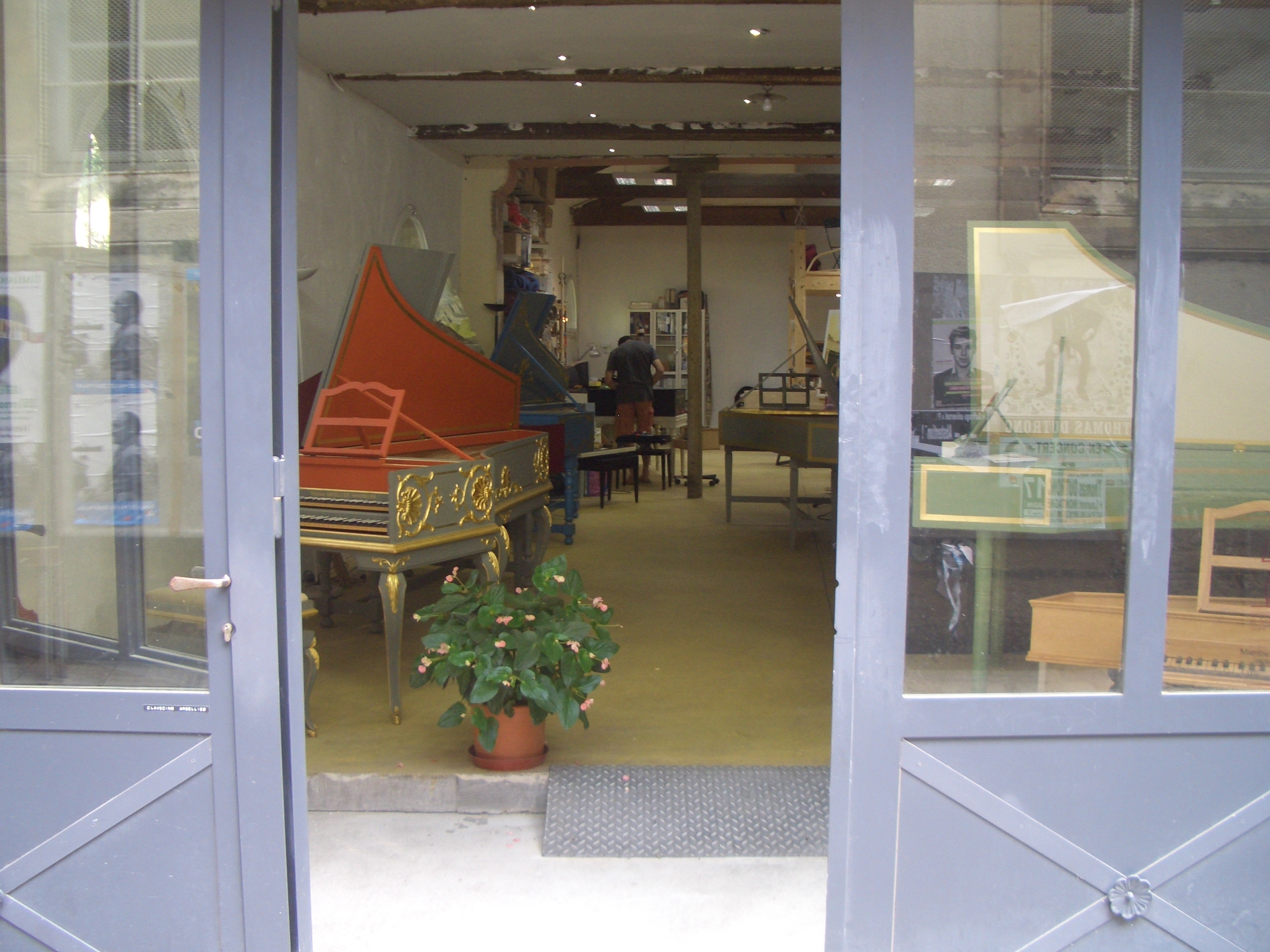 Visite d'atelier de facture de clavecins
