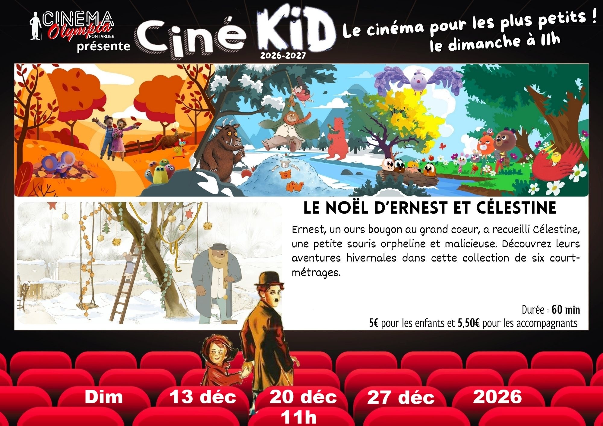 Ciné Kid - le Noel d'Ernest et Célestine