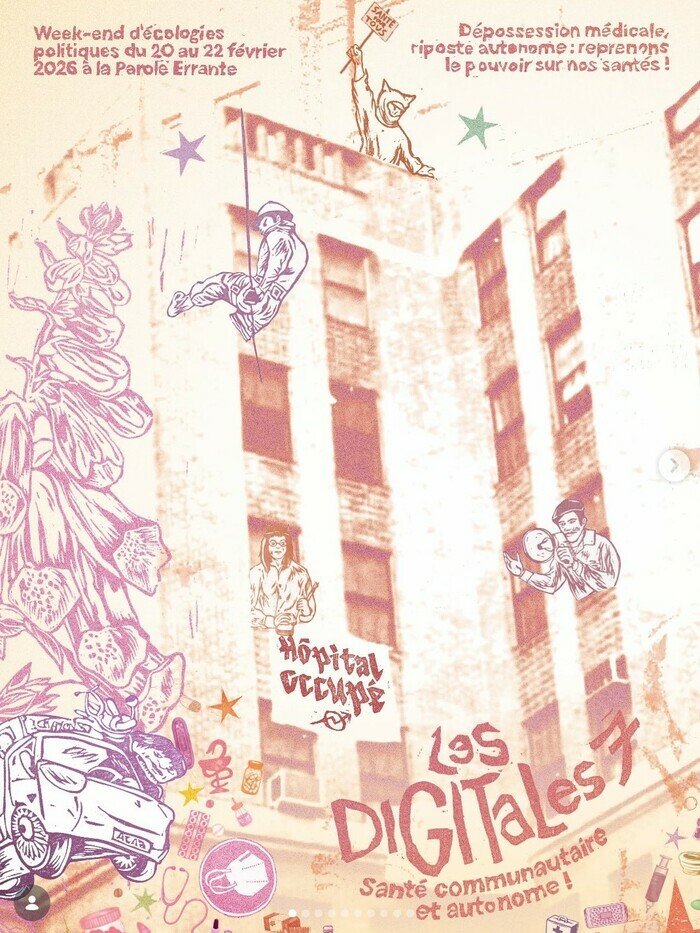 7ème édition du festival les Digitales autour de la santé communautaire et autonome : tables-rondes, ateliers en mixité choisie, auto-formations, village santé gratuit et soirée iconik