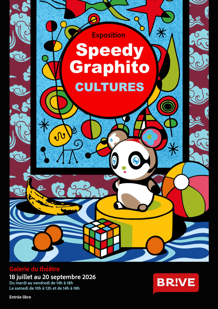 Visite libre de l'exposition "Cultures - oeuvres de Speedy Graphito"