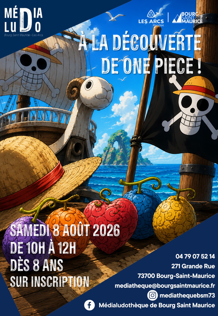 A la découverte de One Piece ! Atelier dessin, jeu et écriture