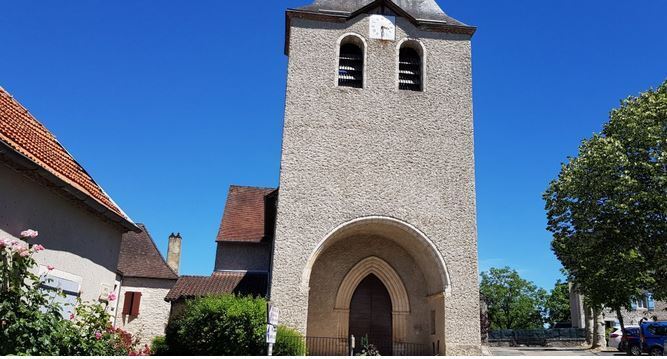 Visite de l'église Saint Jean-Baptiste à Lanzac