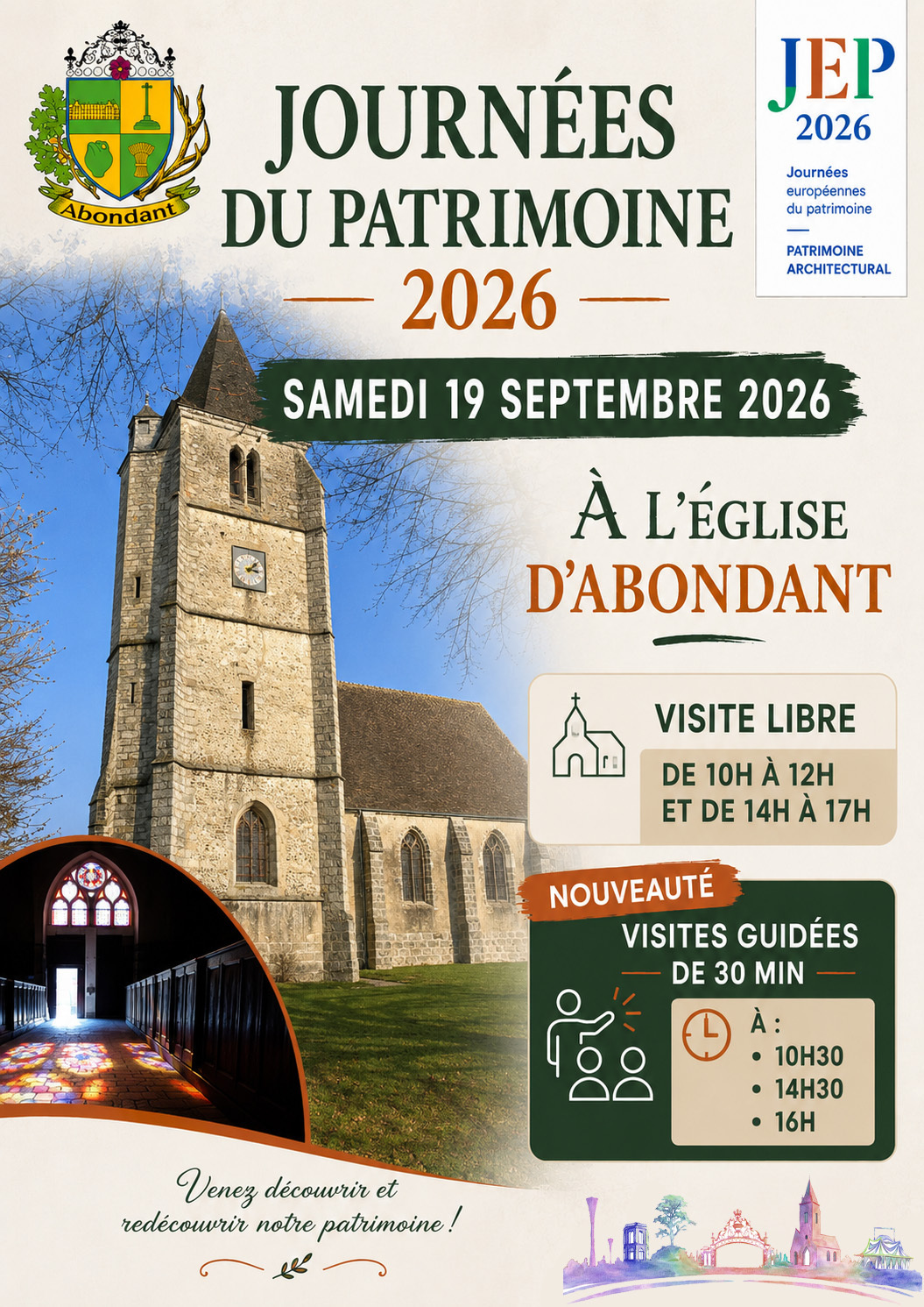 Ouverture église Abondant