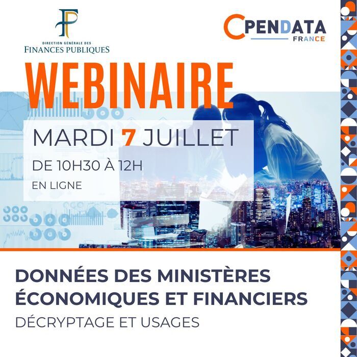 Webinaire : Données des ministères économiques et financiers : décryptage et usages