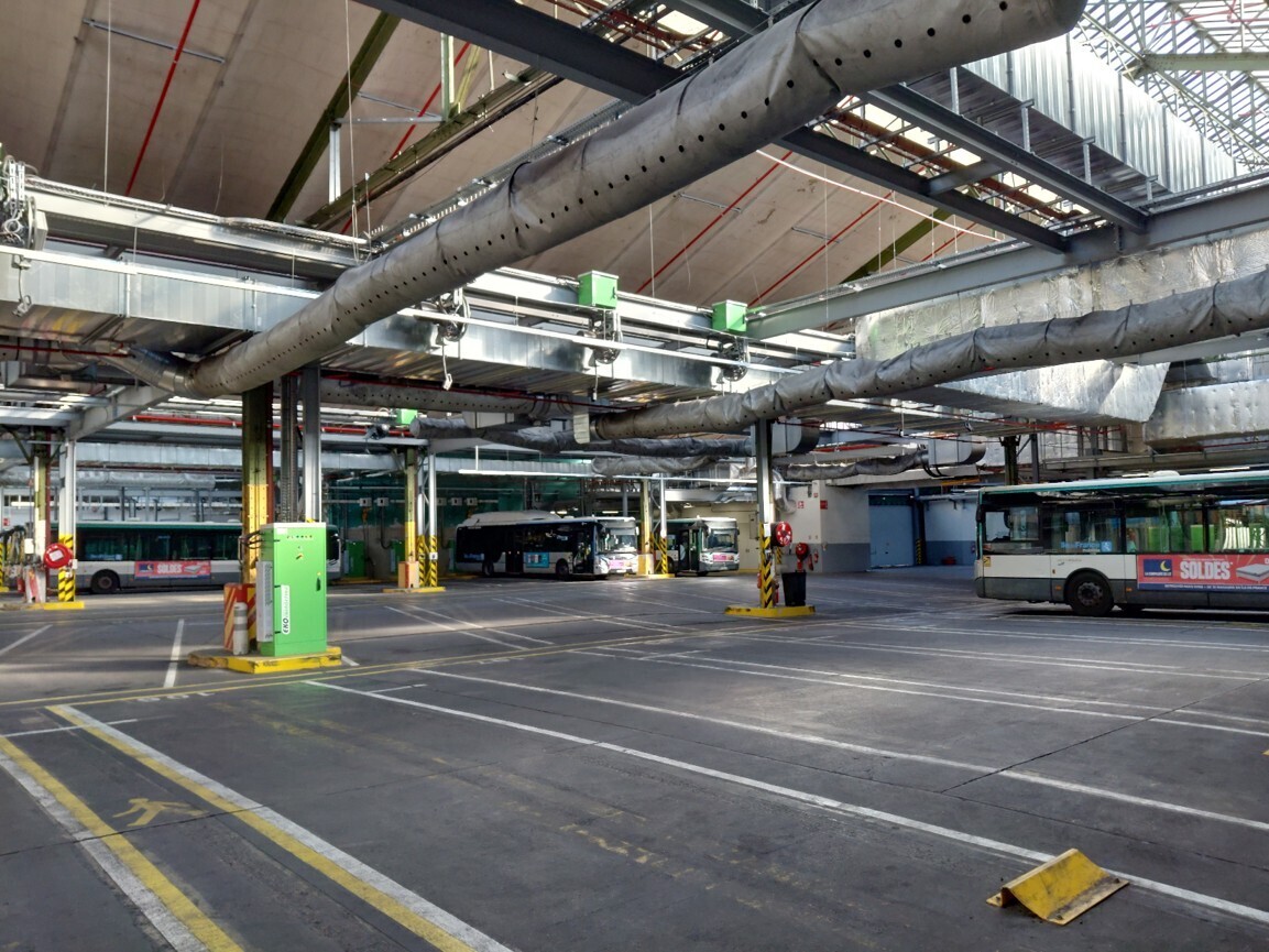 Visite du centre bus de la Croix Nivert