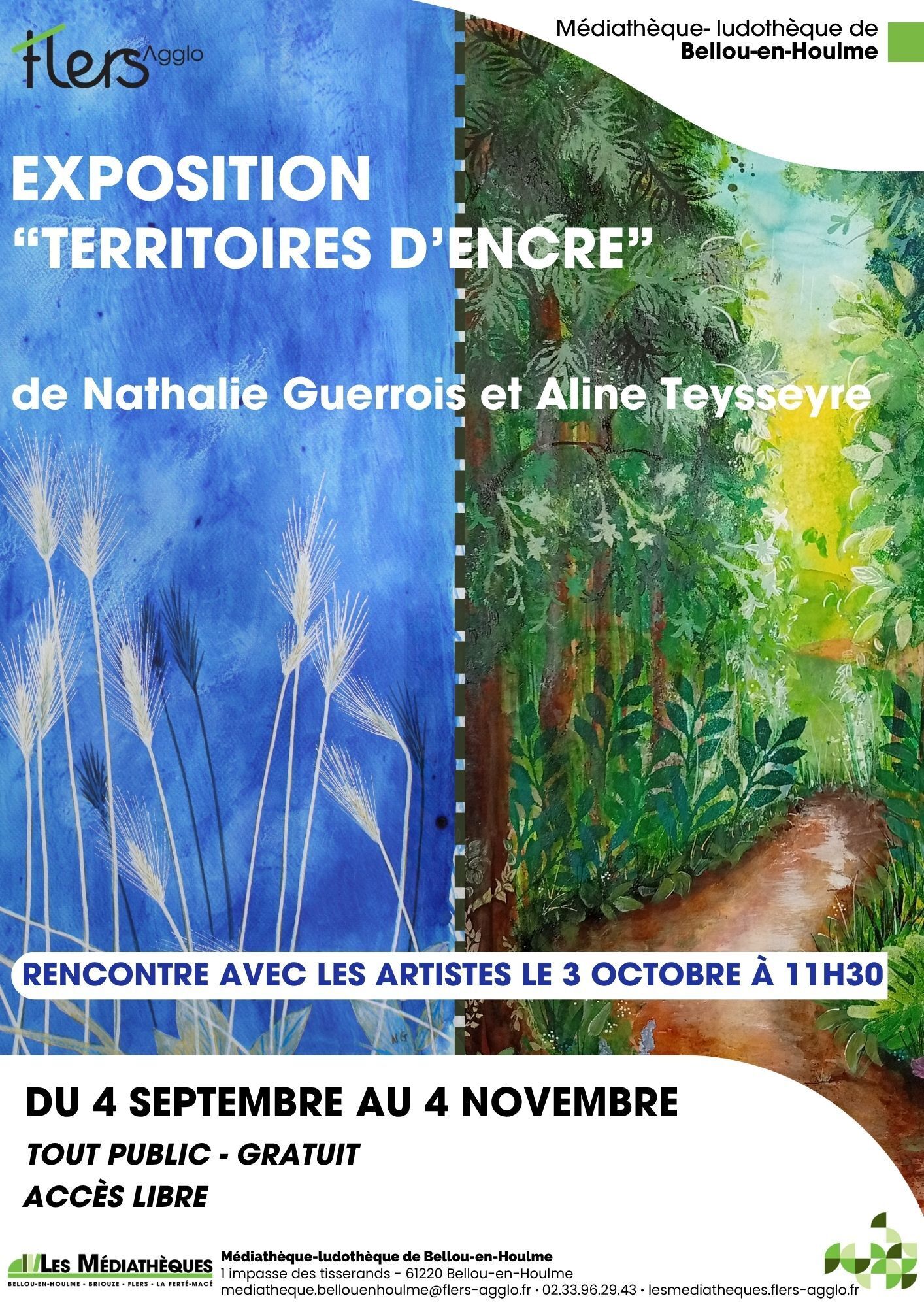 Rencontrez Aline et Nathalie autour de leurs œuvres