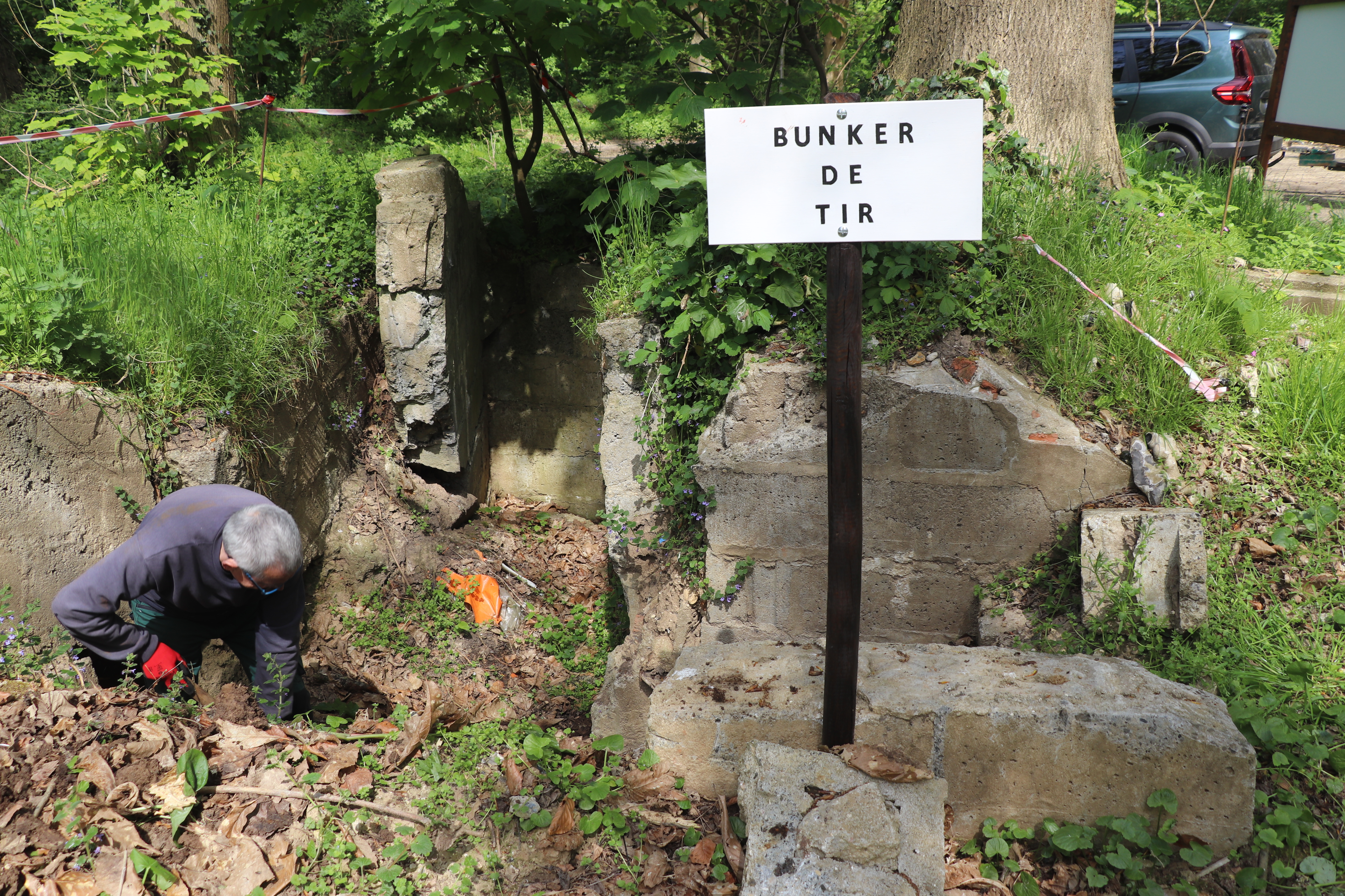 Visite guidée de la base légère de V1 du bois Gazan