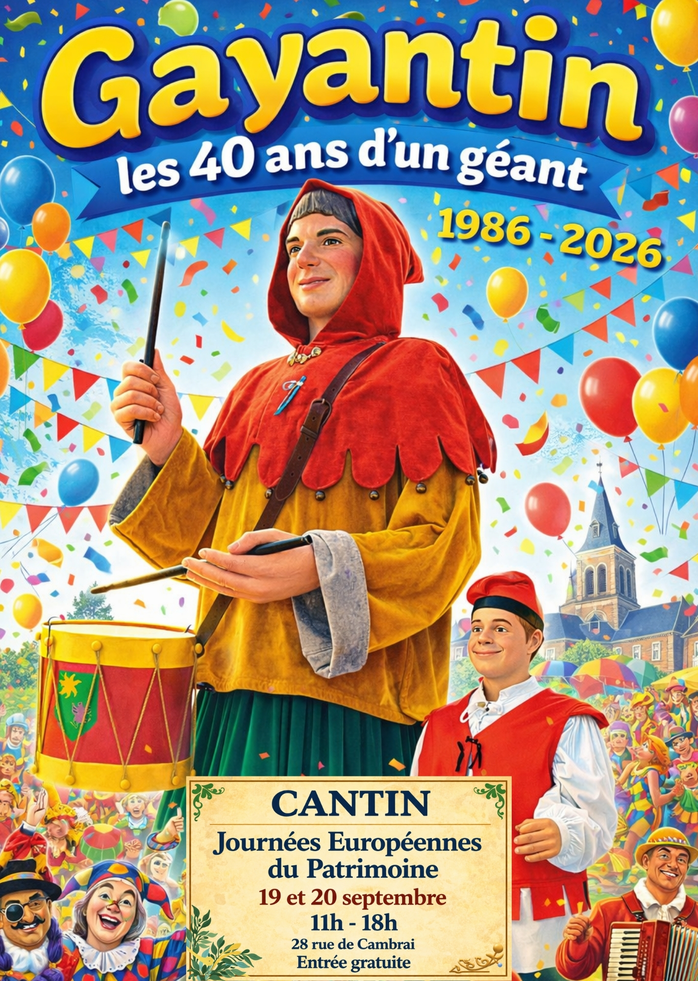 Exposition en plein air : Gayantin, les 40 ans d'un géant