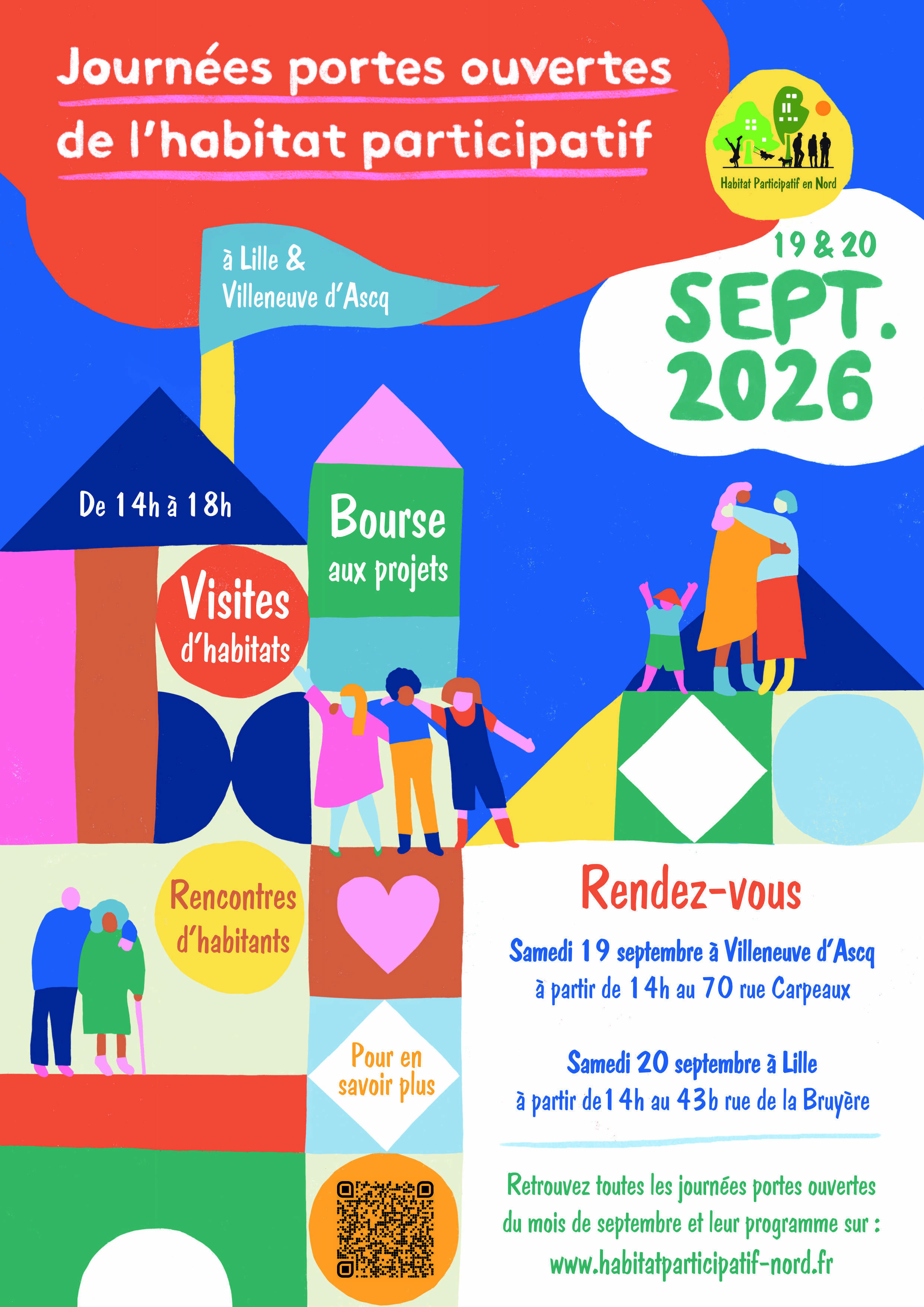 Journée Portes Ouvertes et bourse aux projets à Villeneuve d’Ascq