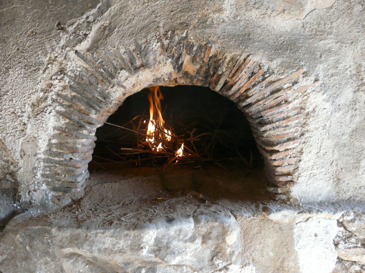 Découverte du four troglodytique de L'Hermitage