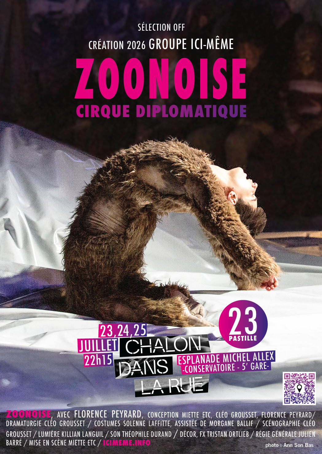 ZooNoise, cirque diplomatique, création hors les murs