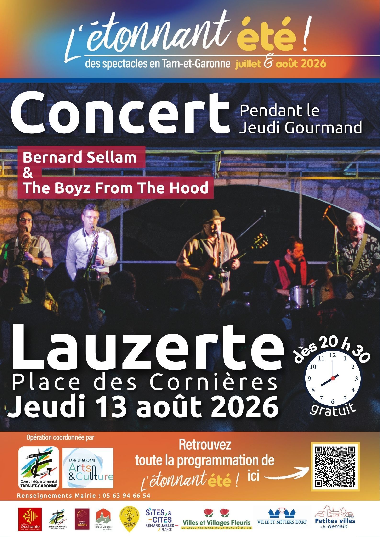 Concert - Bernard Sellam & The Boyz From The Hood