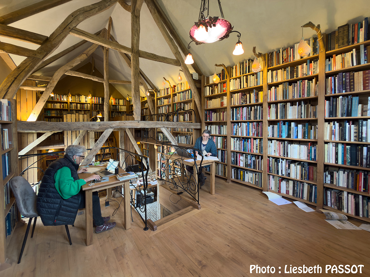 Visite commentée de la bibliothèque Patrick Ansar