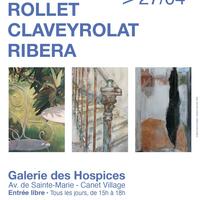 Exposition - Charles Ribera, Florence Rollet et Sandrine Claveyrolat