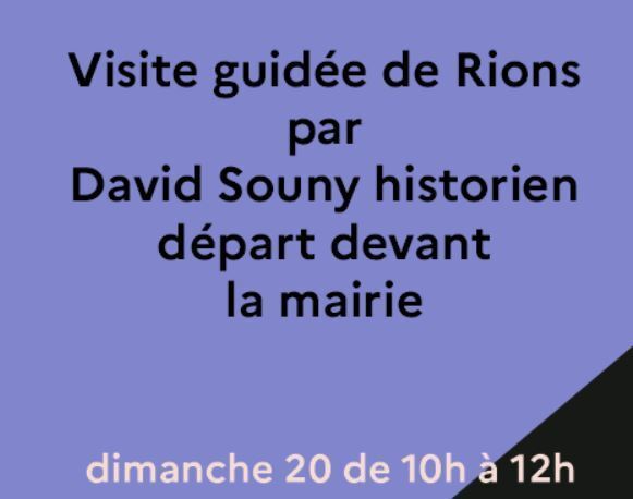 Visite guidée de la cité médiévale de Rions