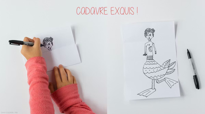 Cadavres exquis dessinés