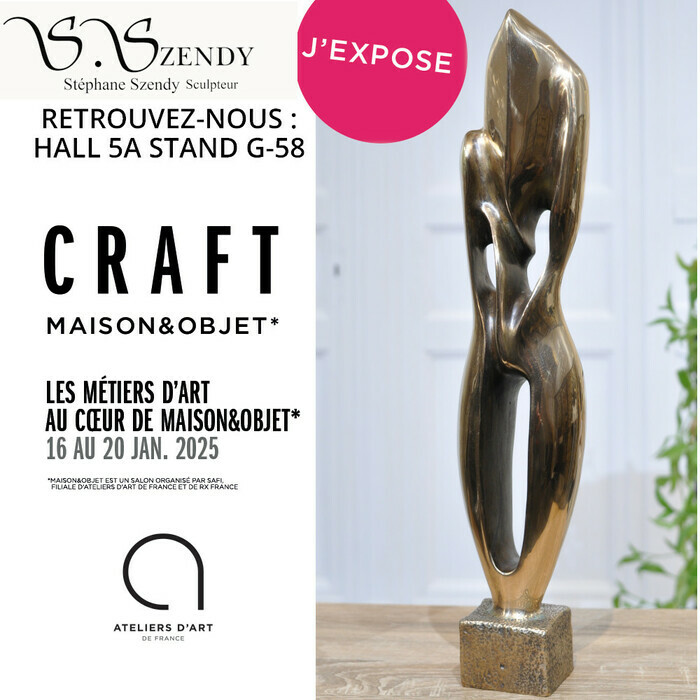 Stéphane Szendy présent à Maison & Objet depuis 2006 Depuis près de deux décennies, Stéphane Szendy enchante les amateurs d’art avec ses créations.