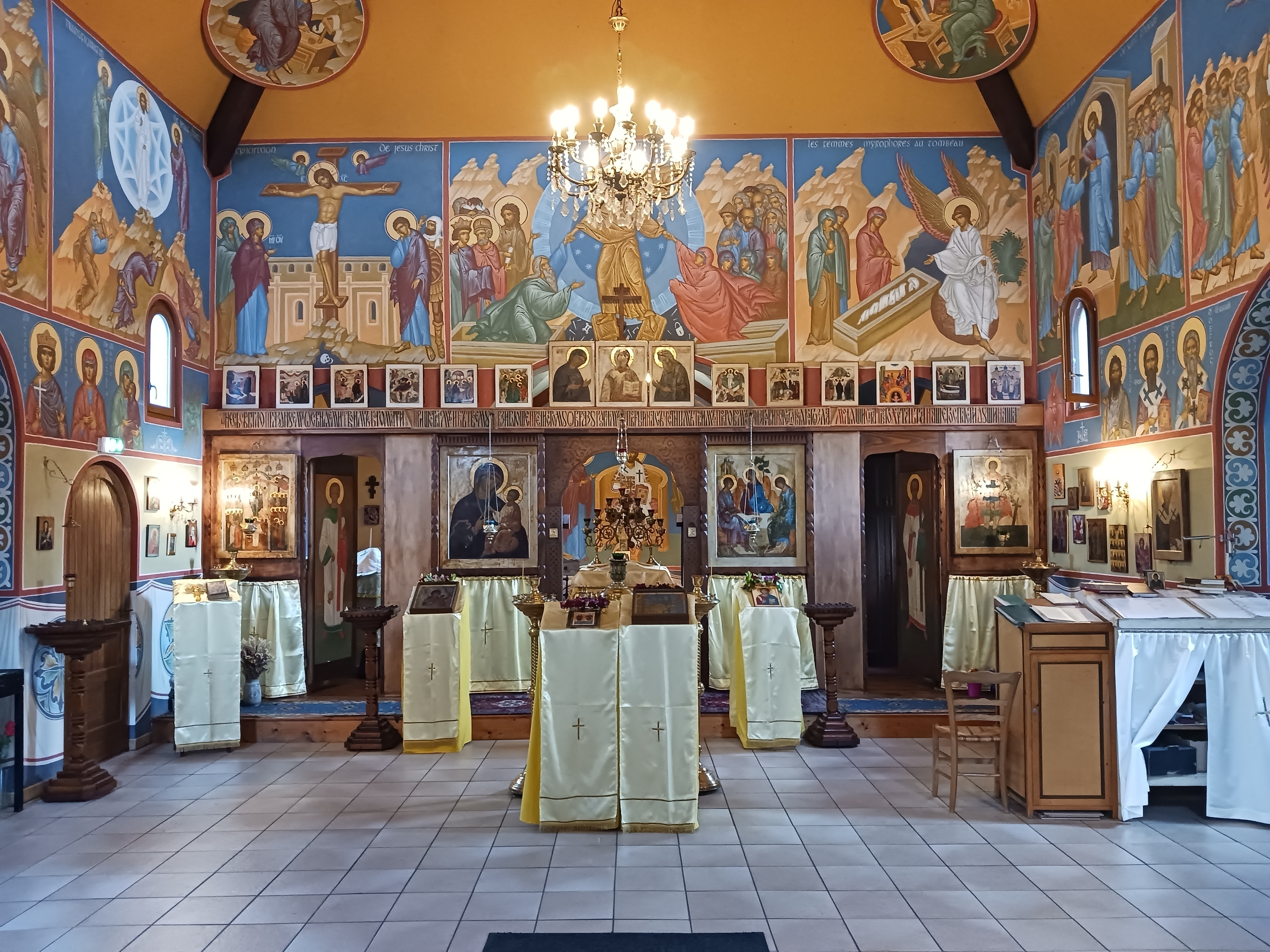 Visite de l'église orthodoxe de Belfort
