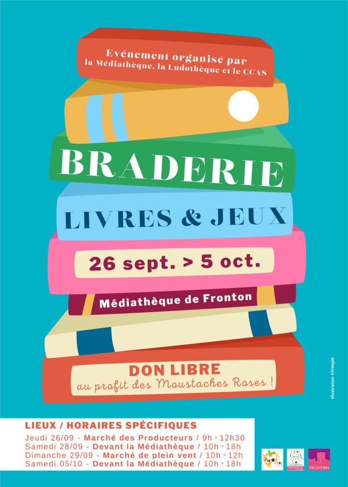 Grande braderie de livres et de jeux