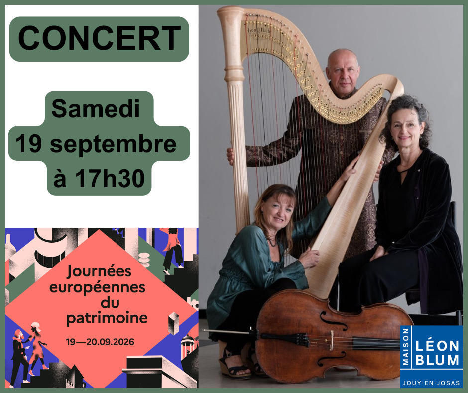 Concert du trio "Entre souffle et cordes" - JEP 2026
