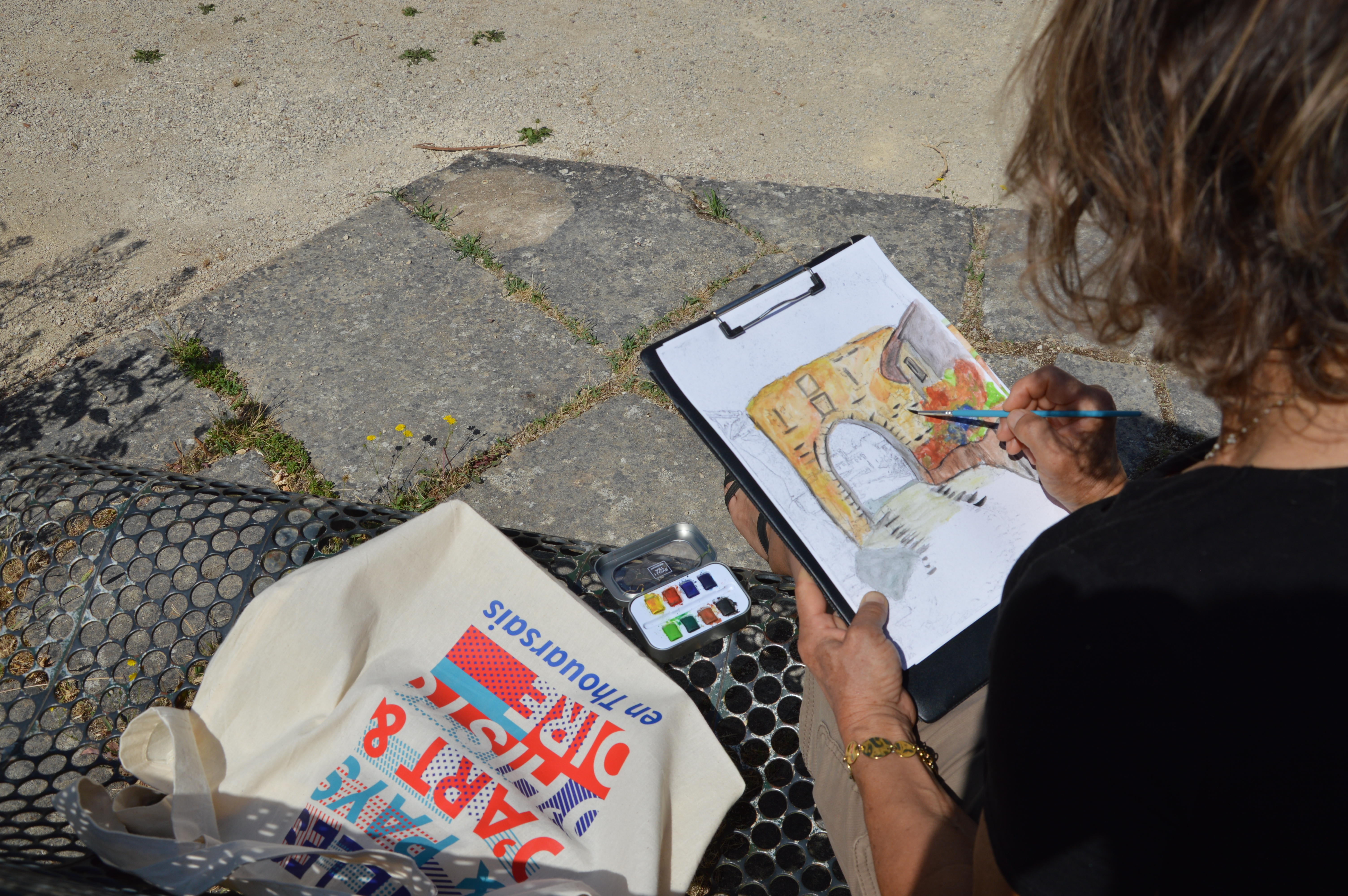Rallye aquarelle, sur les pas de Fernand Serreau