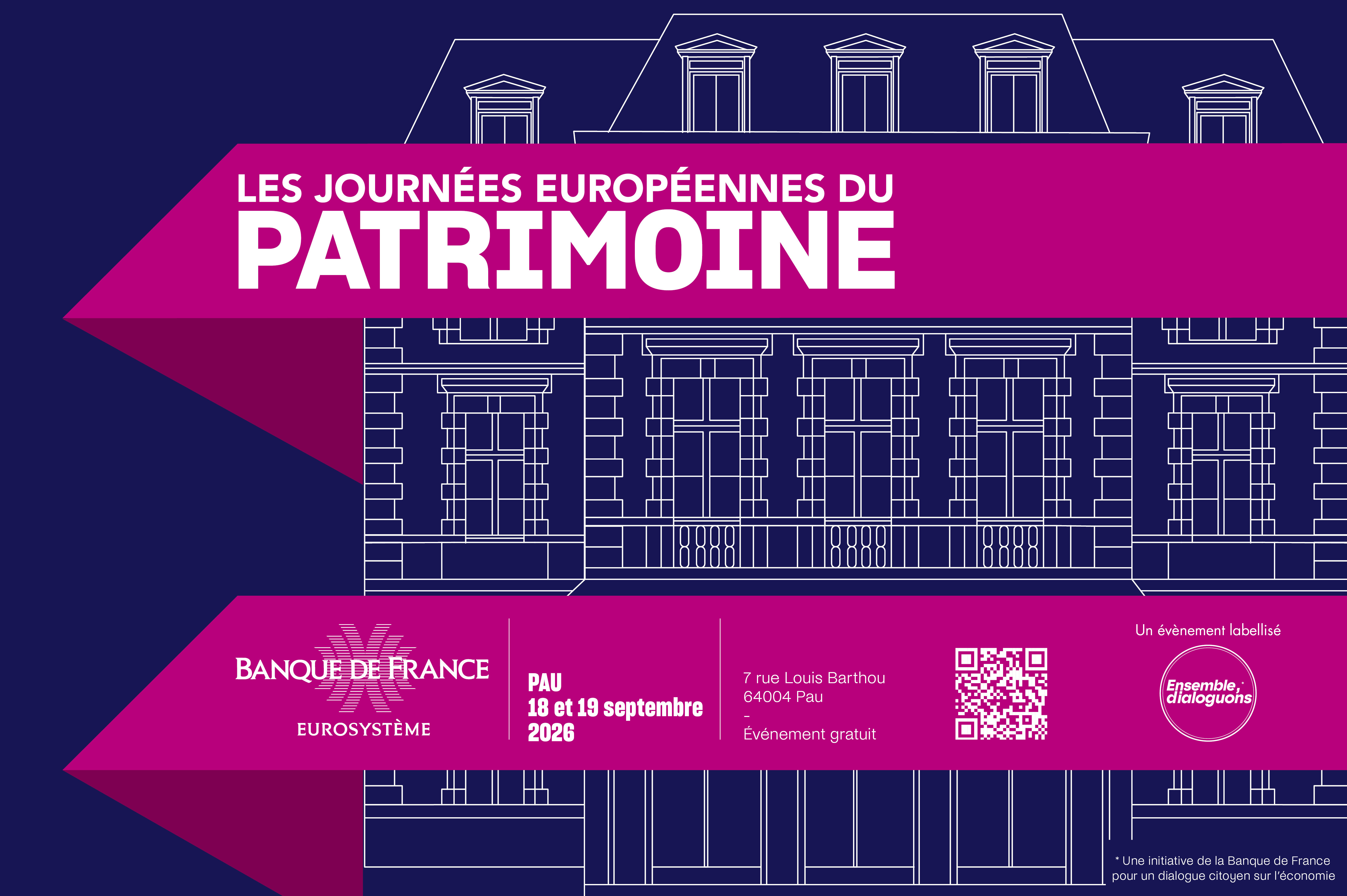 Visite commentée du site historique de la Banque de France de Pau