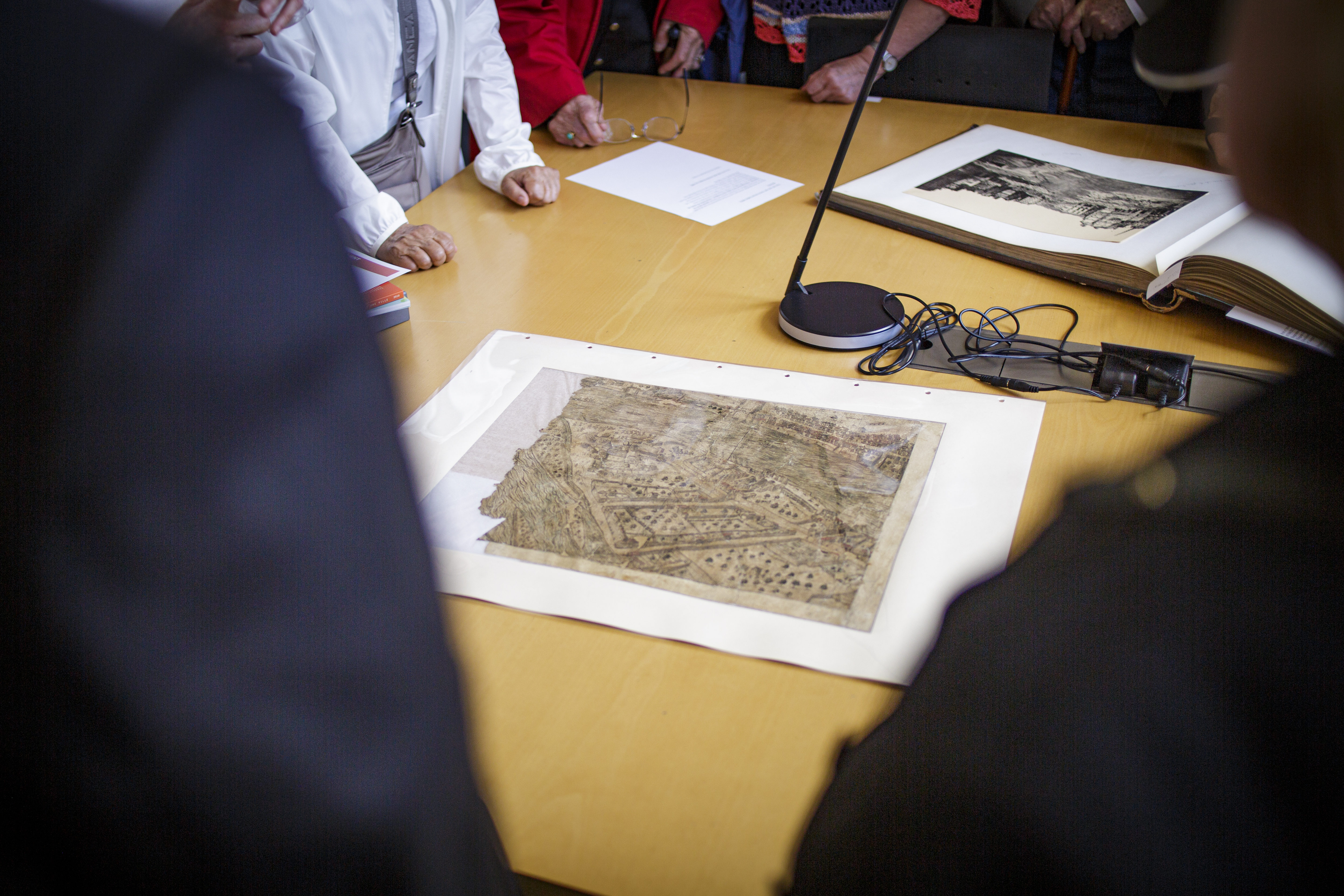 Présentation de documents d'archives