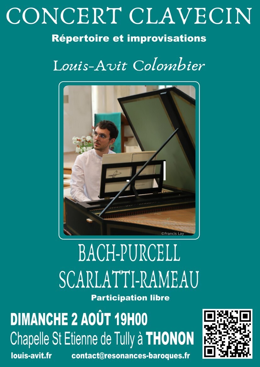 Concert baroque de clavecin à Thonon-les-bains (74200)