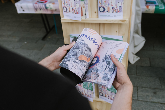 Stand d'information des Journées européennes du patrimoine
