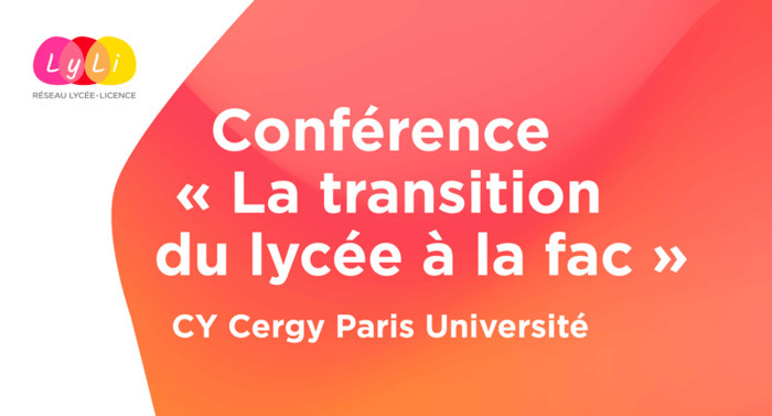 Conférence "La transition du lycée à la fac"