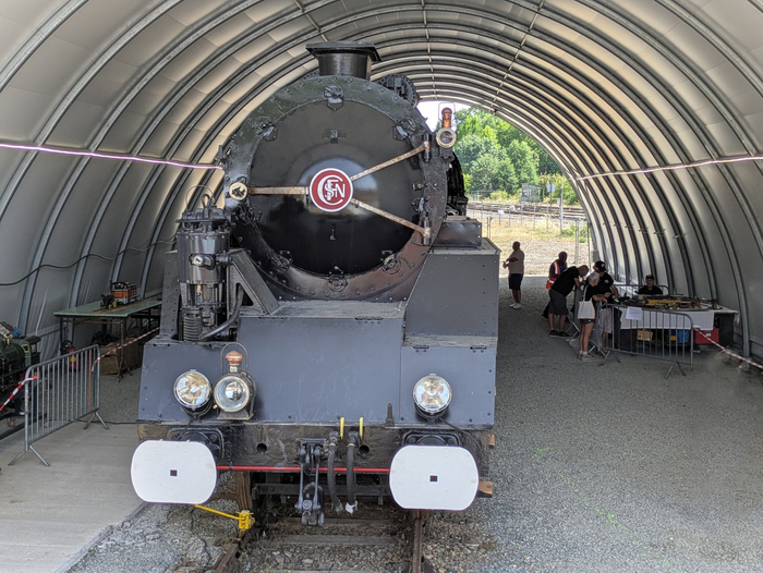 Visite guidée du chantier de restauration de la locomotive à vapeur 241P9