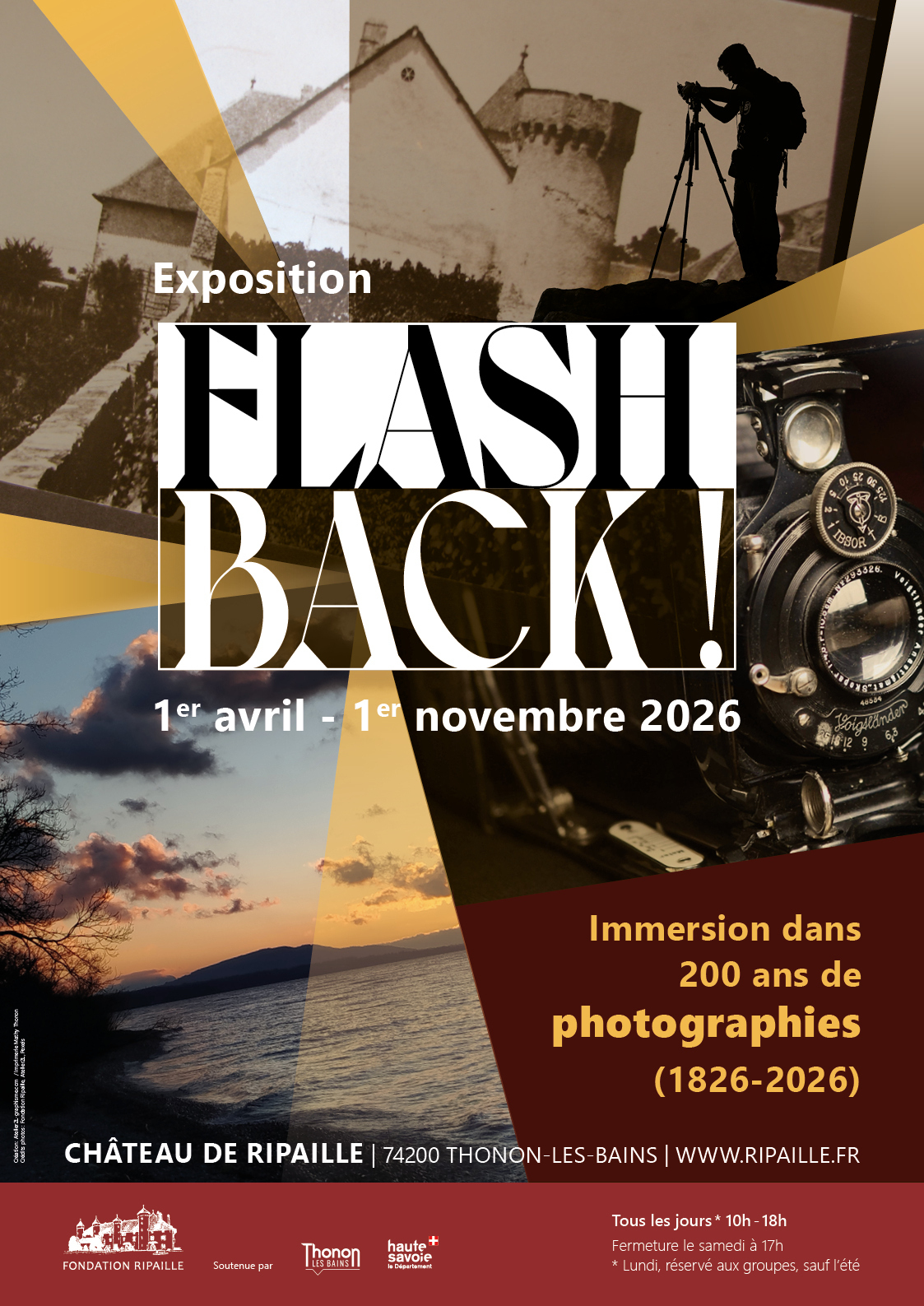 Visites flash de l’exposition « Flash-back ! Immersion dans 200 ans de photographies (1826-2026)