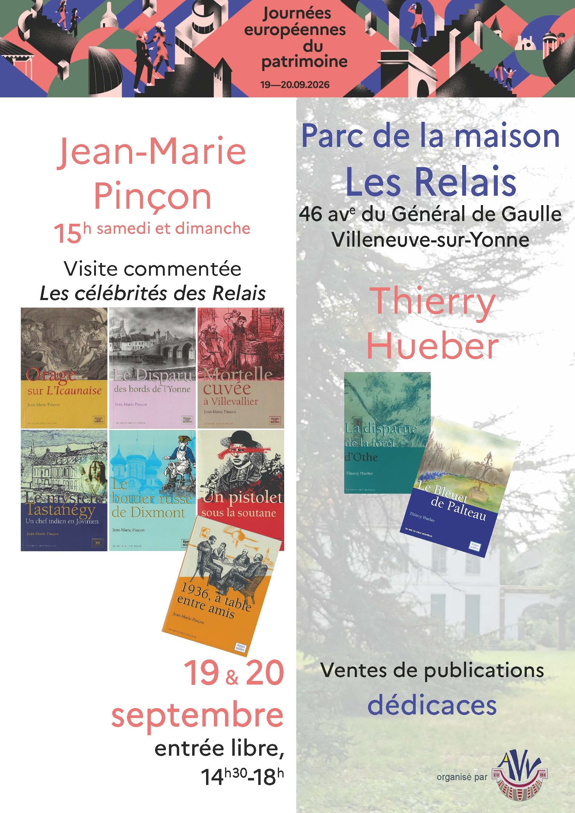 Visite commentée sur Les célébrités des Relais
