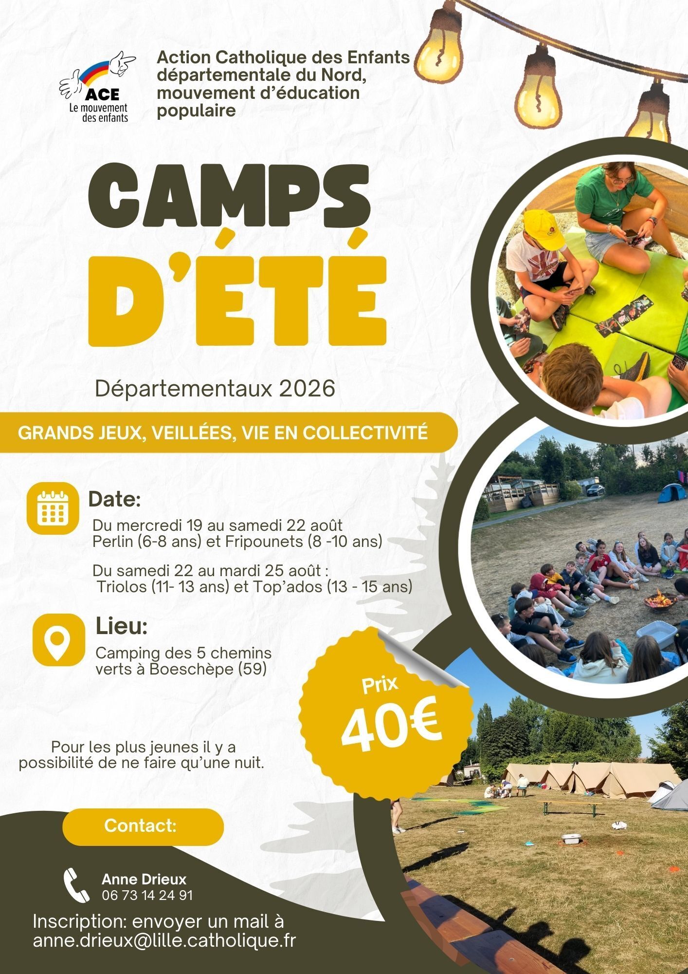 Camps d'été pour enfants