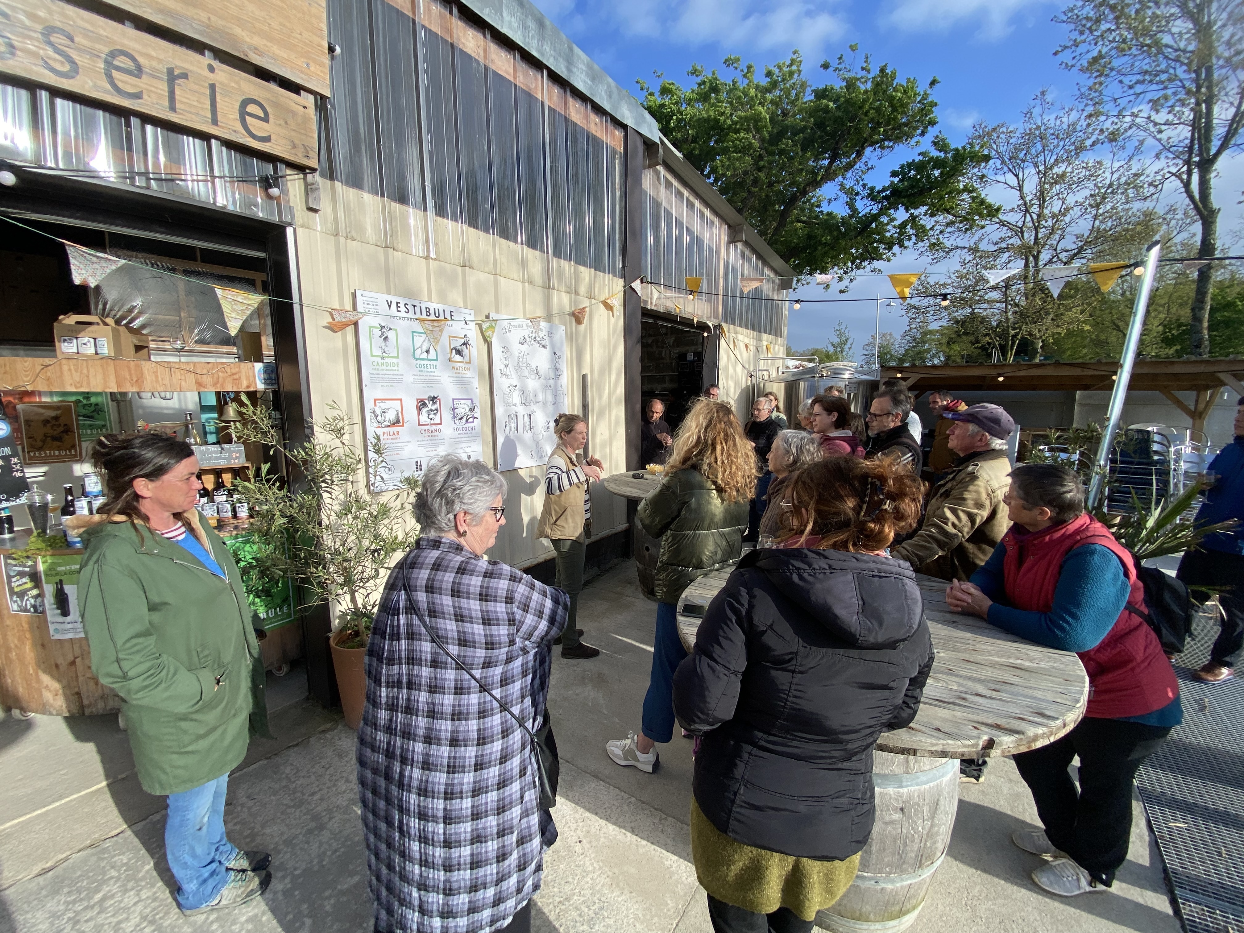 Visite de la Brasserie Vestibule