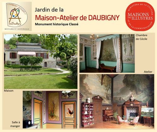 Venez découvrir la Maison-Atelier de Daubigny, premier foyer artistique d'Auvers-sur-Oise et lieu authentique