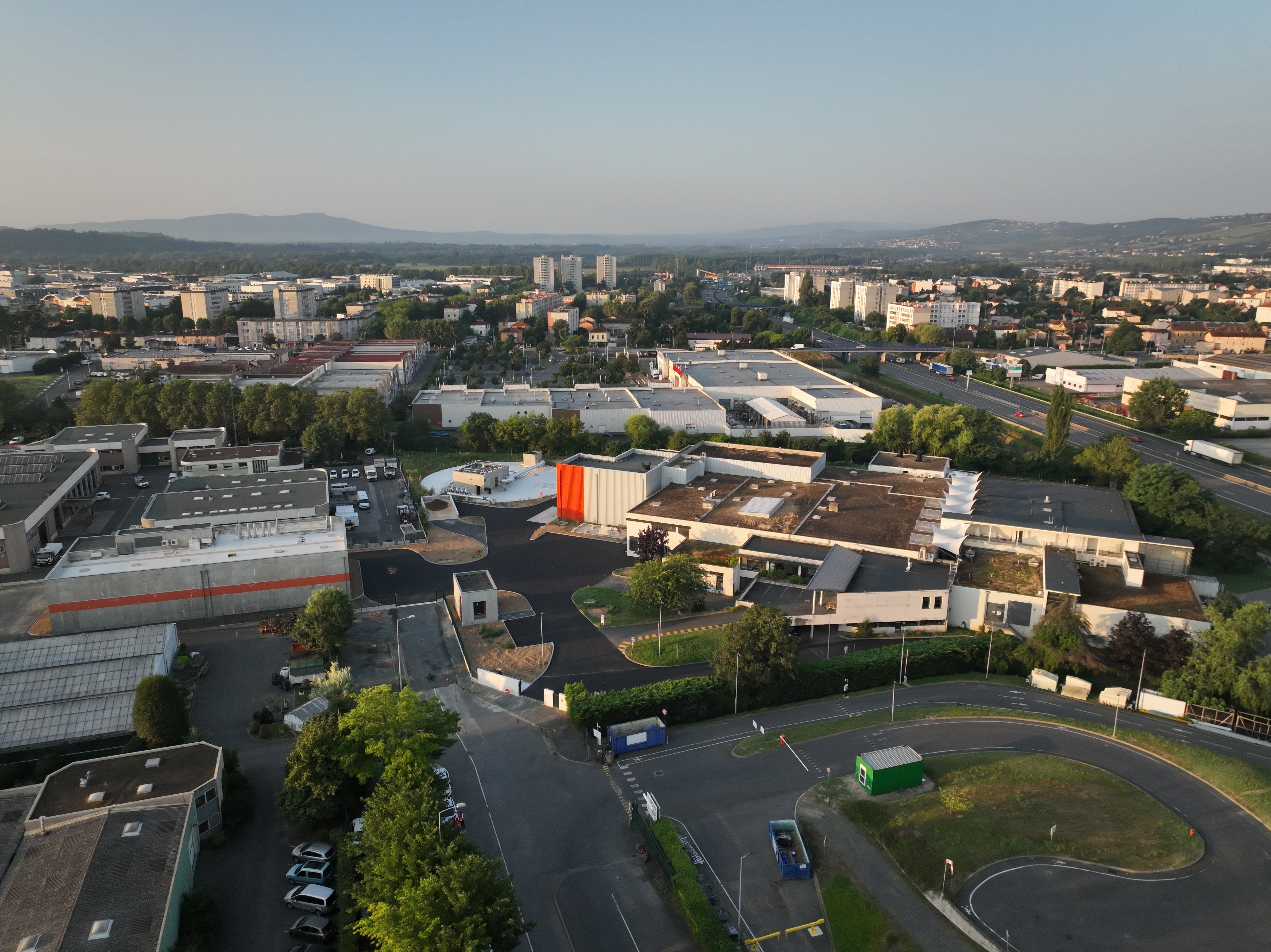 La station de traitement des eaux usées de Villefranche-sur-Saône