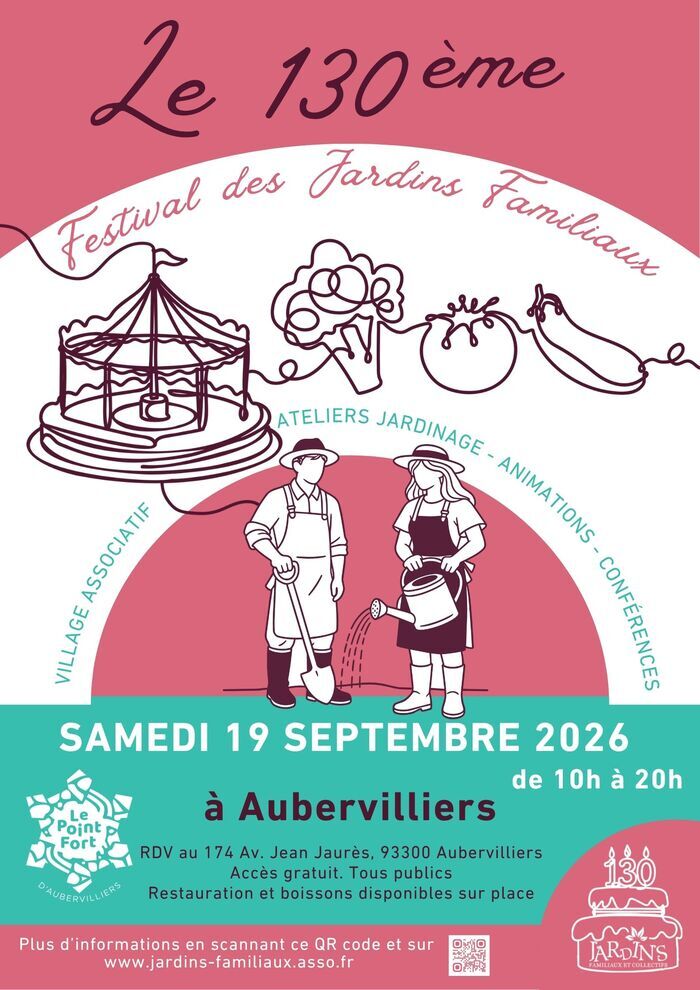 Affiche — 130e Festival des jardins familiaux