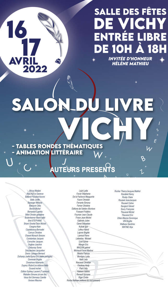 DEDICACE SALON DU LIVRE DE VICHY