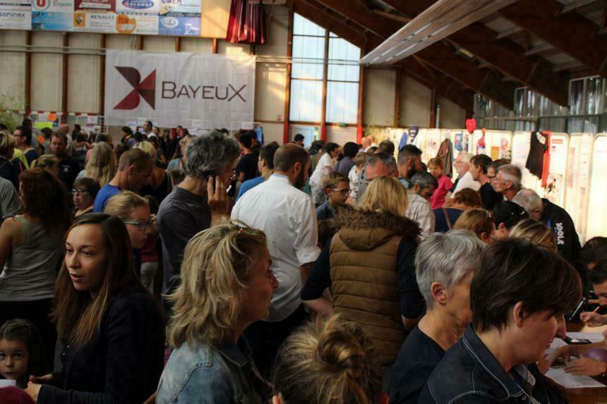 Forum des Associations à BAYEUX : stand Dérailleurs Bayeux-Bessin