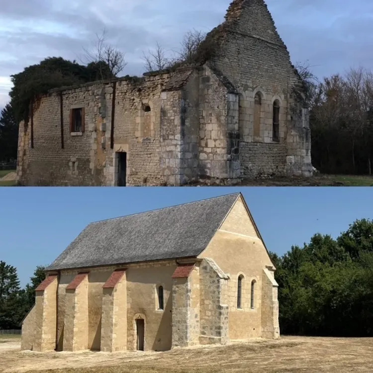 Visite d'une Chapelle templière entièrement restaurée