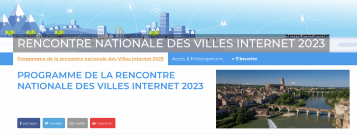 Rencontre nationale Villes Internet 2023