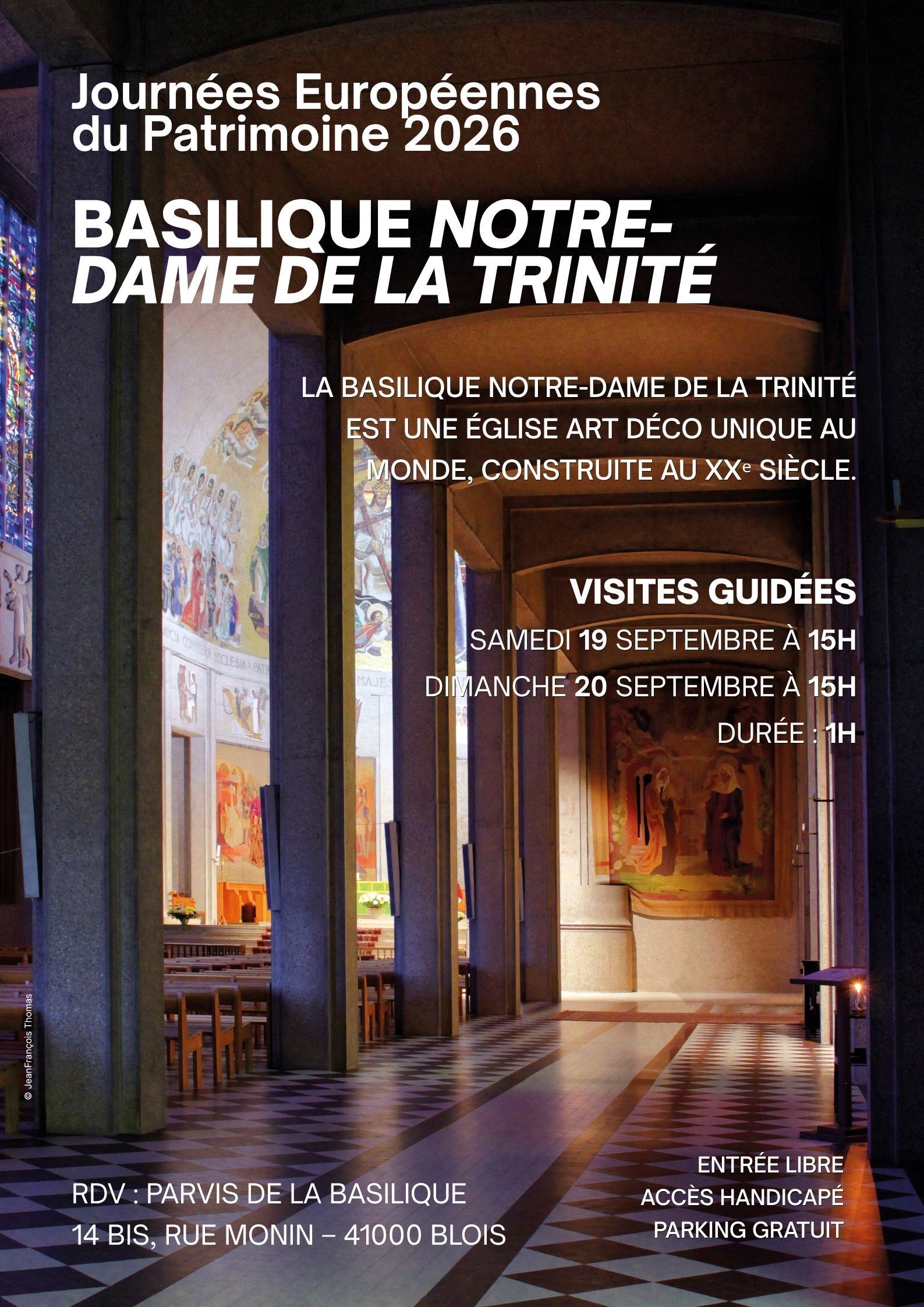 Visite guidée « Les fragilités de la basilique Notre-Dame de la Trinité »