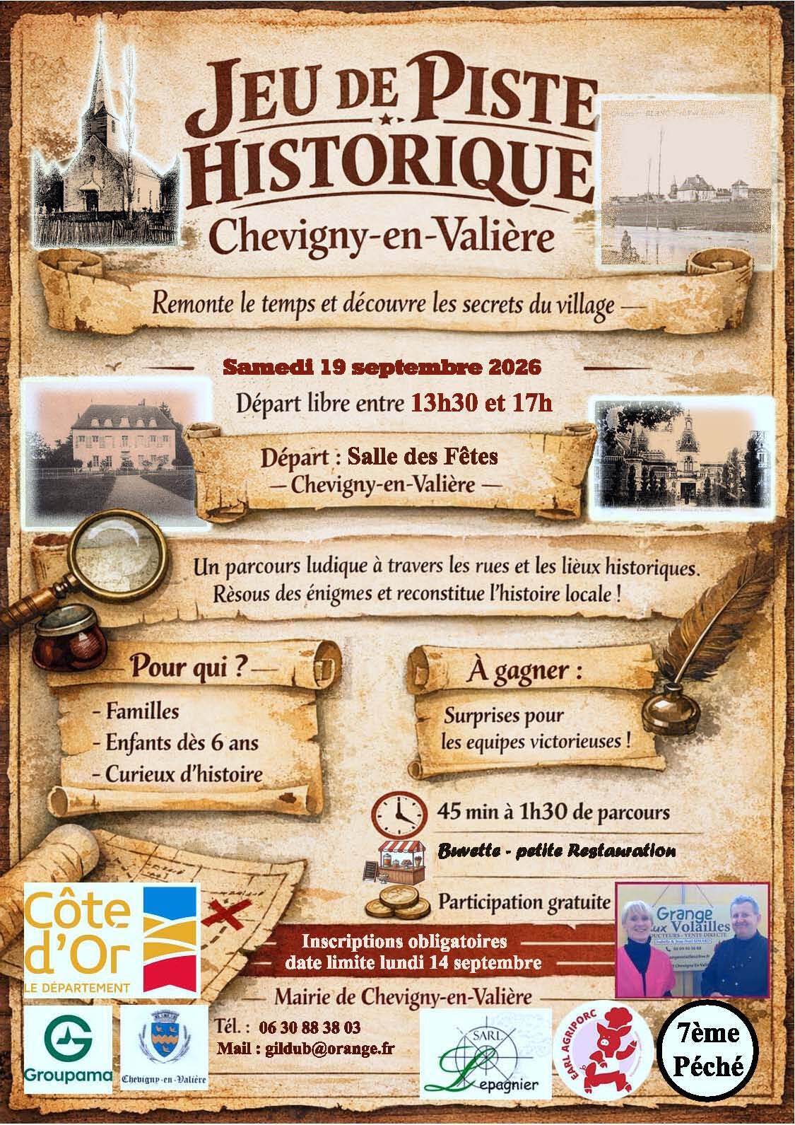 Jeu de piste historique